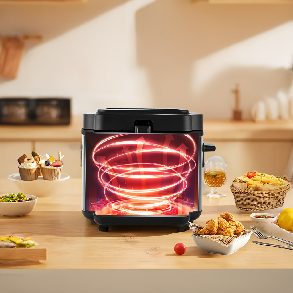 SUSTEAS Deep Fryer for Home Use with 1500W Power