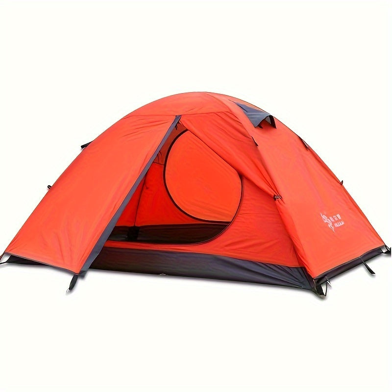 1 Lightweight Double-layer Double Door Tent,
