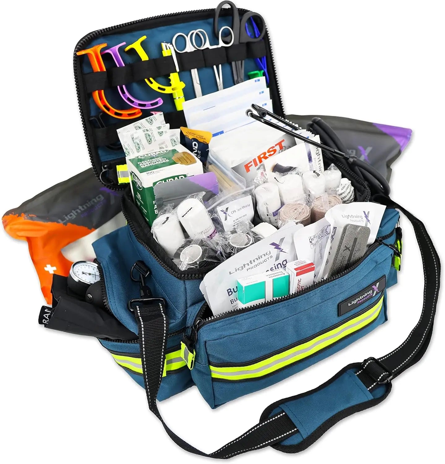 Mid-Sized First Responder EMT Bag LXMB25 Fully Stocked Supplies