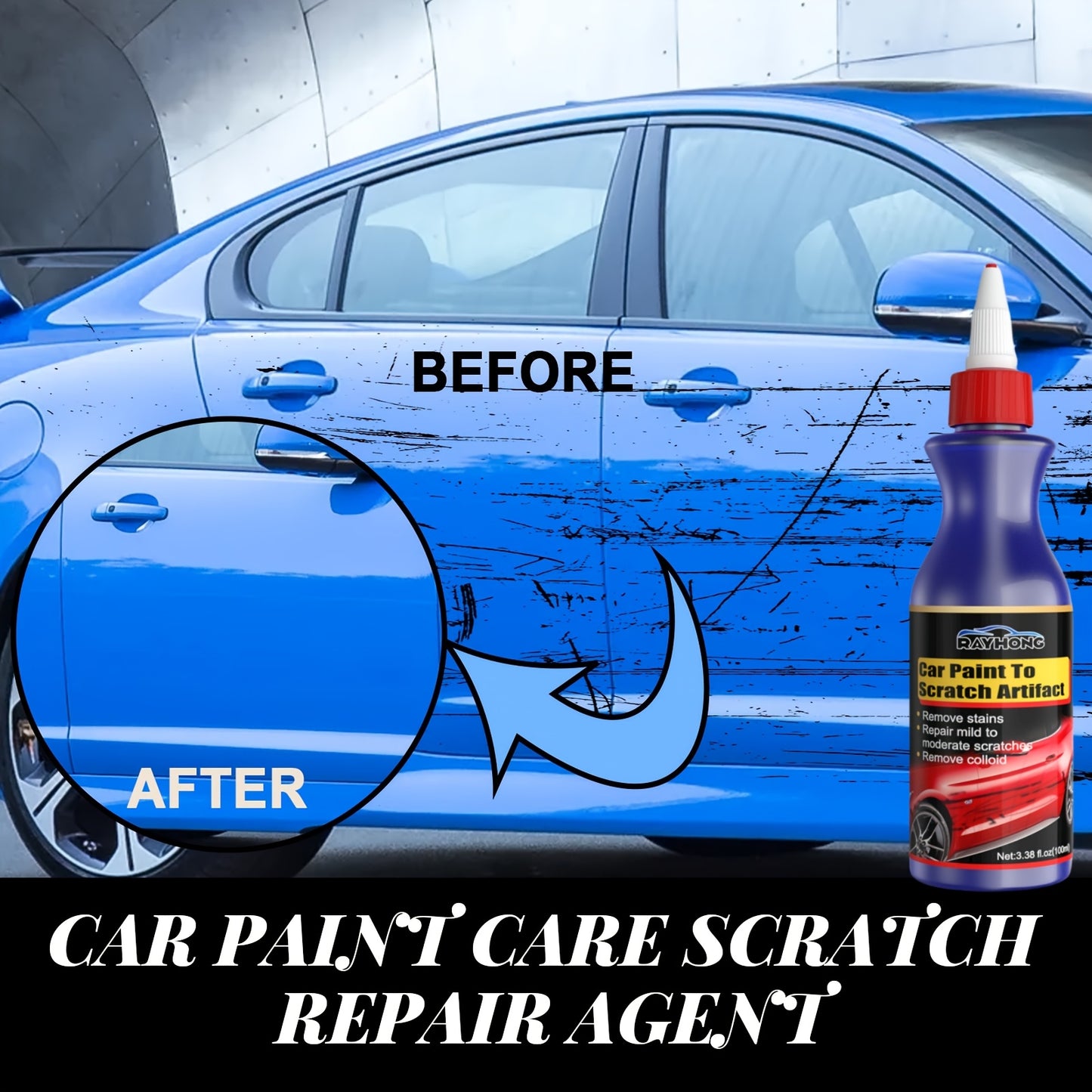 Nano-Scratch Repair Paste Car Scratch Remover And Restorer