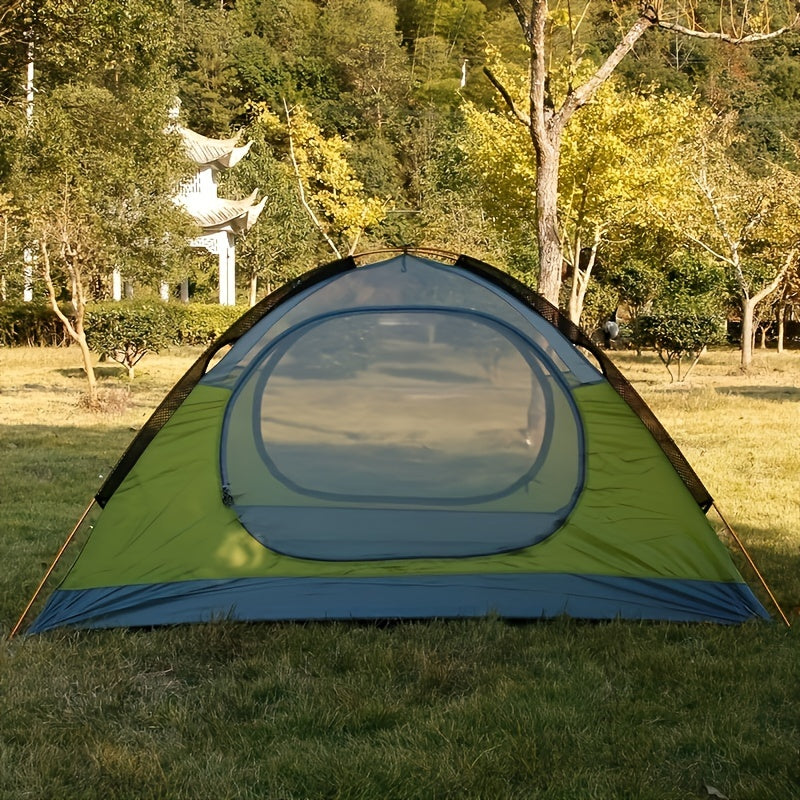 1 Lightweight Double-layer Double Door Tent,