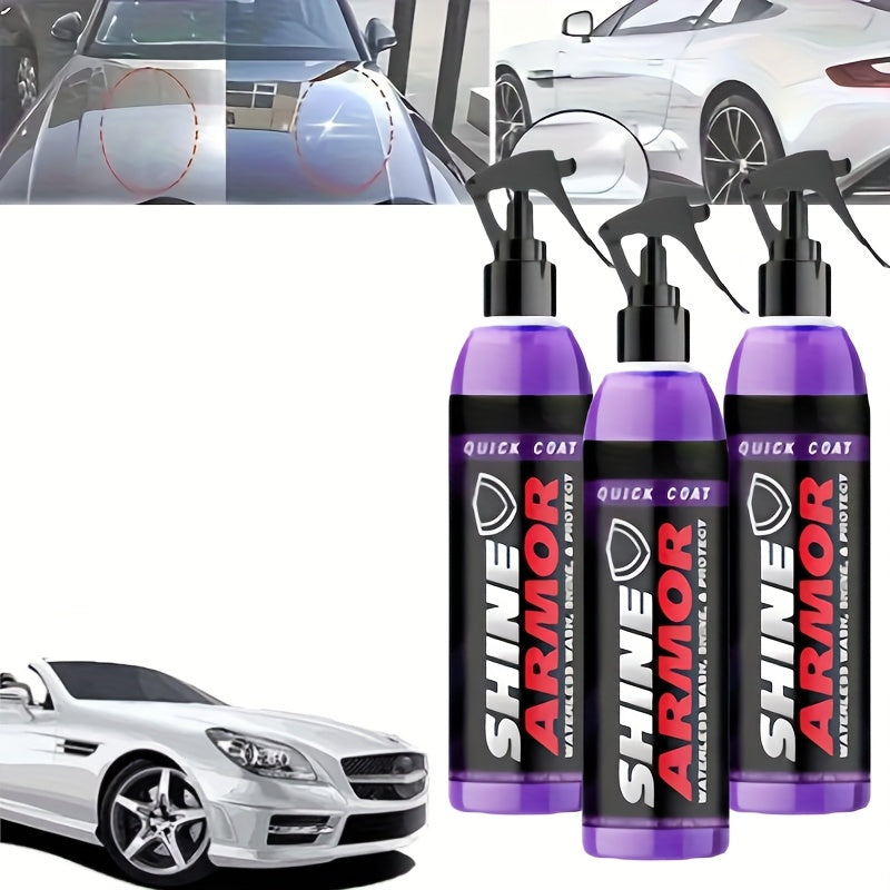 3-in-1 High Gloss Quick Dry Ceramic Car Paint Spray 3.38 F