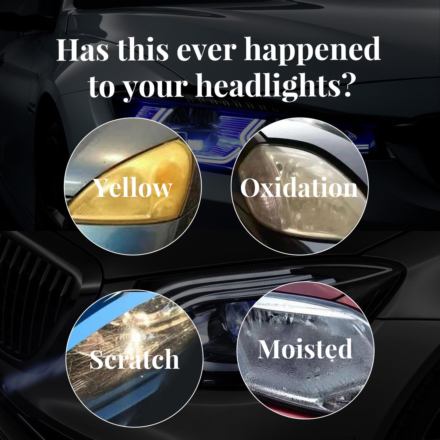 Headlight Restoration Kit - Restores Headlights to New Condition