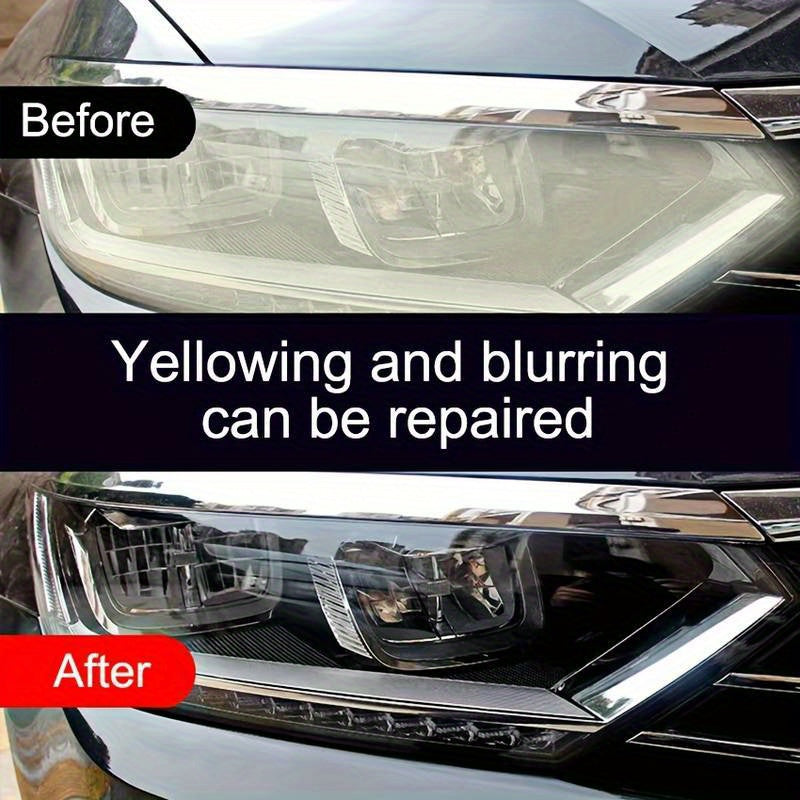 1 Bottle Car Headlight Restoration Polish for Clear Finish