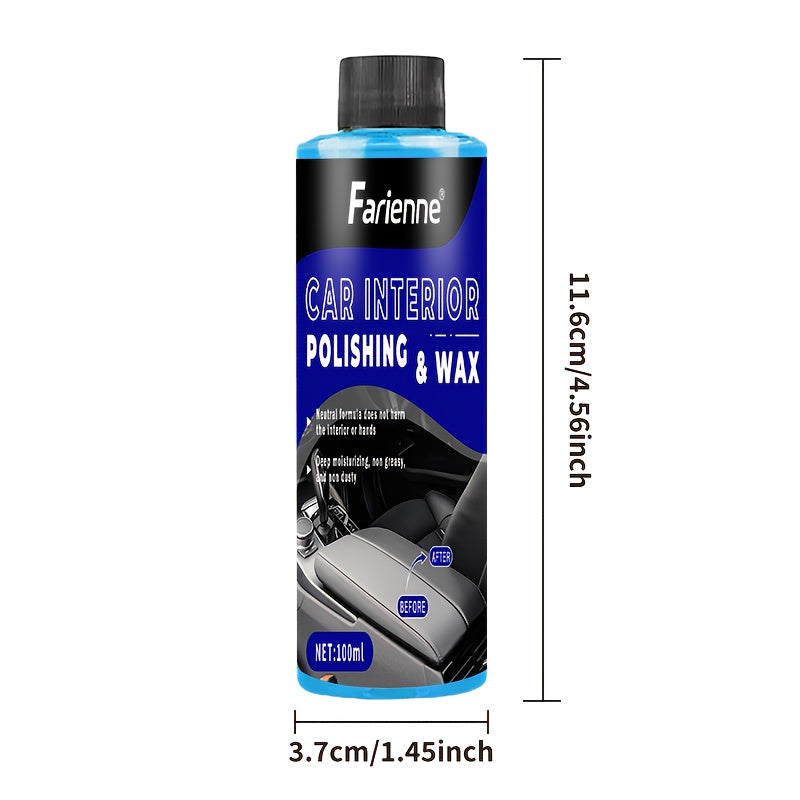 Anti-Oxidation Plastic And Leather Restoration Cream, Car Interior Repair Kit