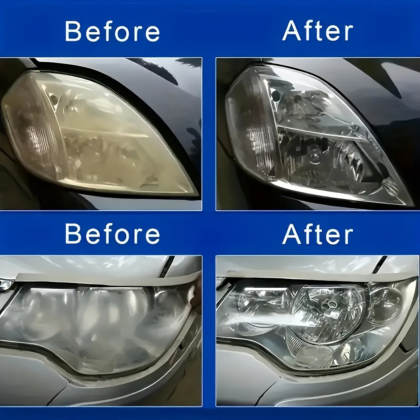 1 Bottle Car Headlight Restoration Polish for Clear Finish