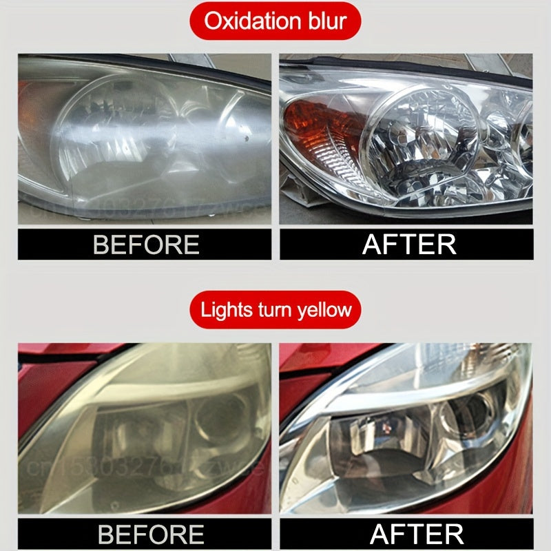 Auto Headlight Restoration Kit Car Headlights Tail Lights Fog And Directional Lights Oxidation Yellowing Scratches Blurring Polishing Remover Kits