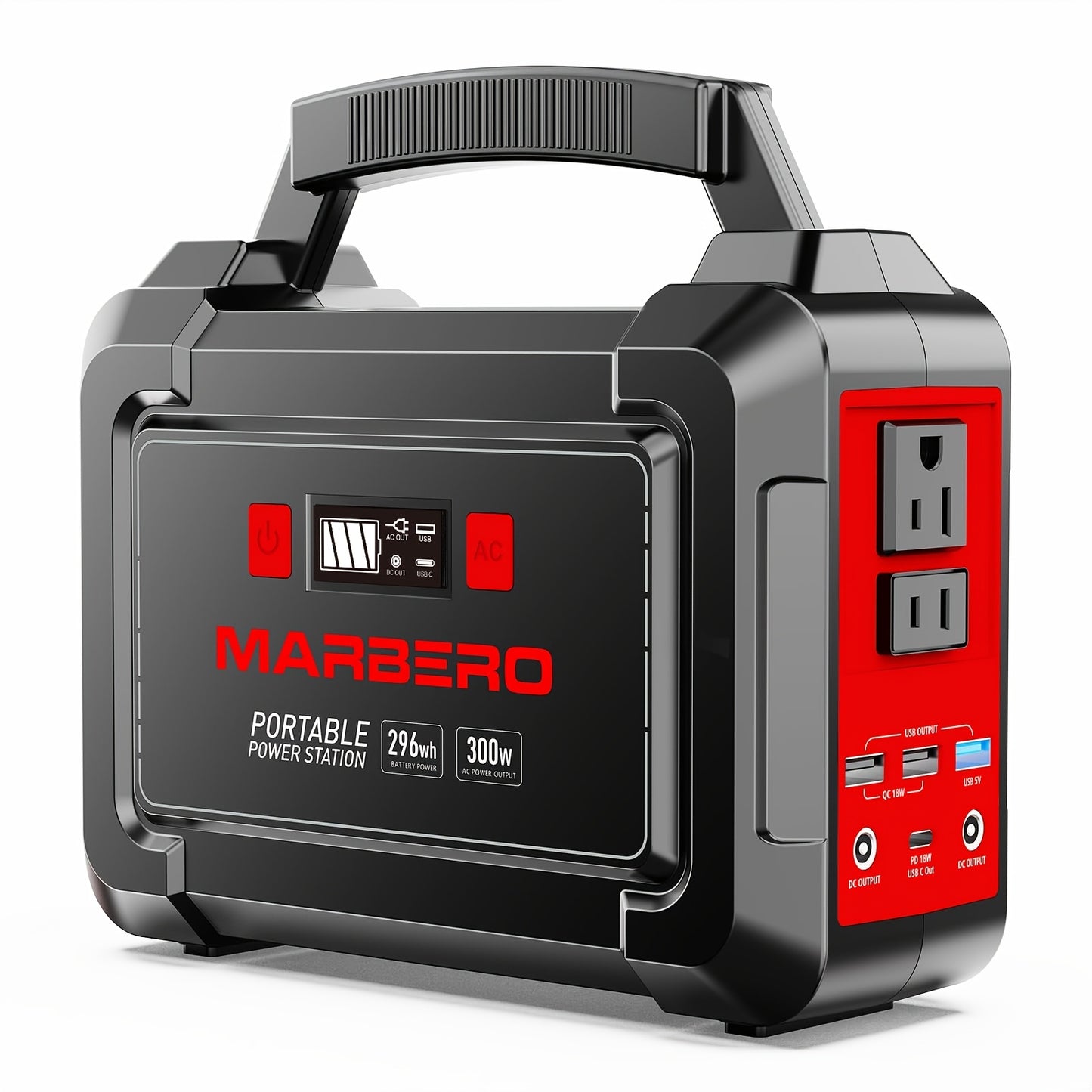 Portable Power Station 200W/300W Peak MARBERO Solar Generator