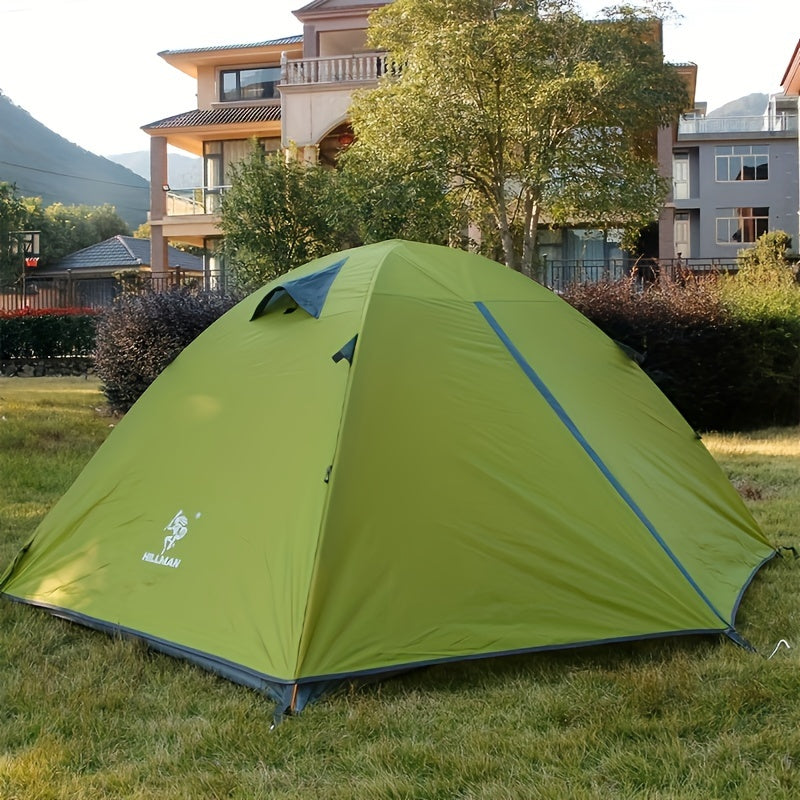 1 Lightweight Double-layer Double Door Tent,