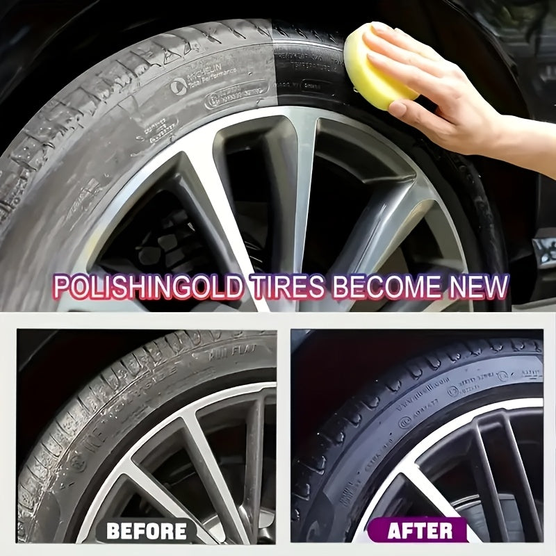 High Gloss Tire Illuminator Tire Retreading Wax Durable Shine