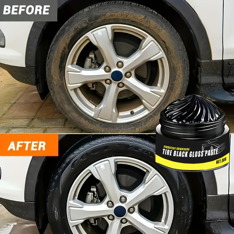 High Gloss Tire Illuminator Tire Retreading Wax Durable Shine