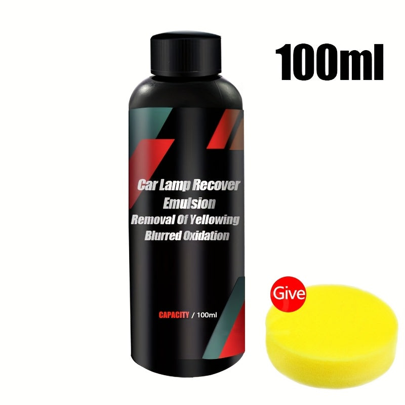 Car Headlight Restoration Polishing Kits Headlamp Repair Kits Car Light Polisher Cleaning Paste Car Paint Care Refurbish Agent