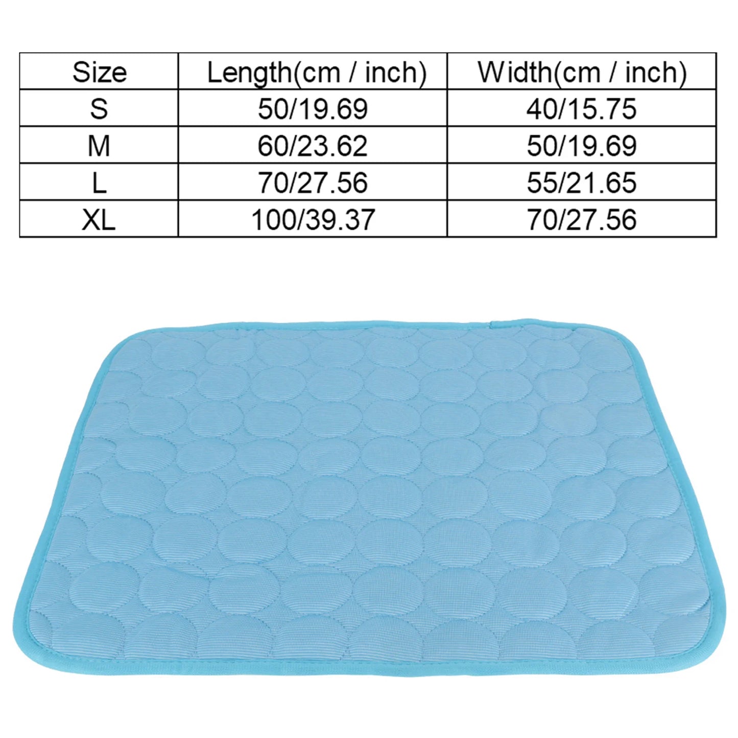 Cooling Mat for Dog Cat Pet Self Cooling Pillow Bed