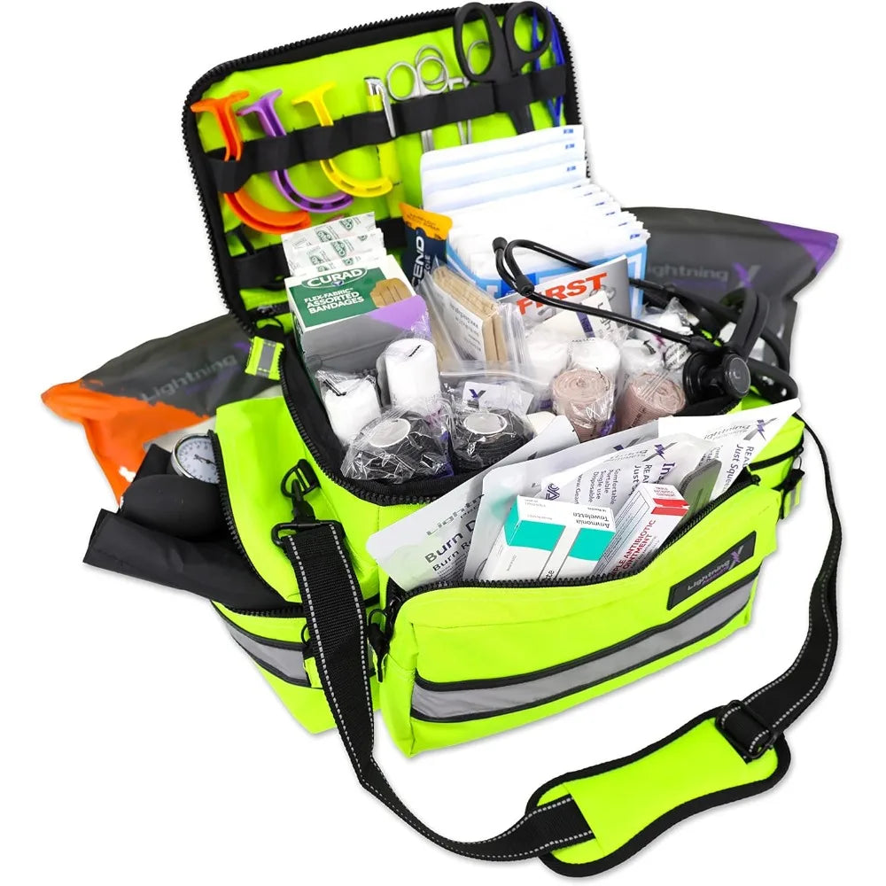 Mid-Sized First Responder EMT Bag LXMB25 Fully Stocked Supplies
