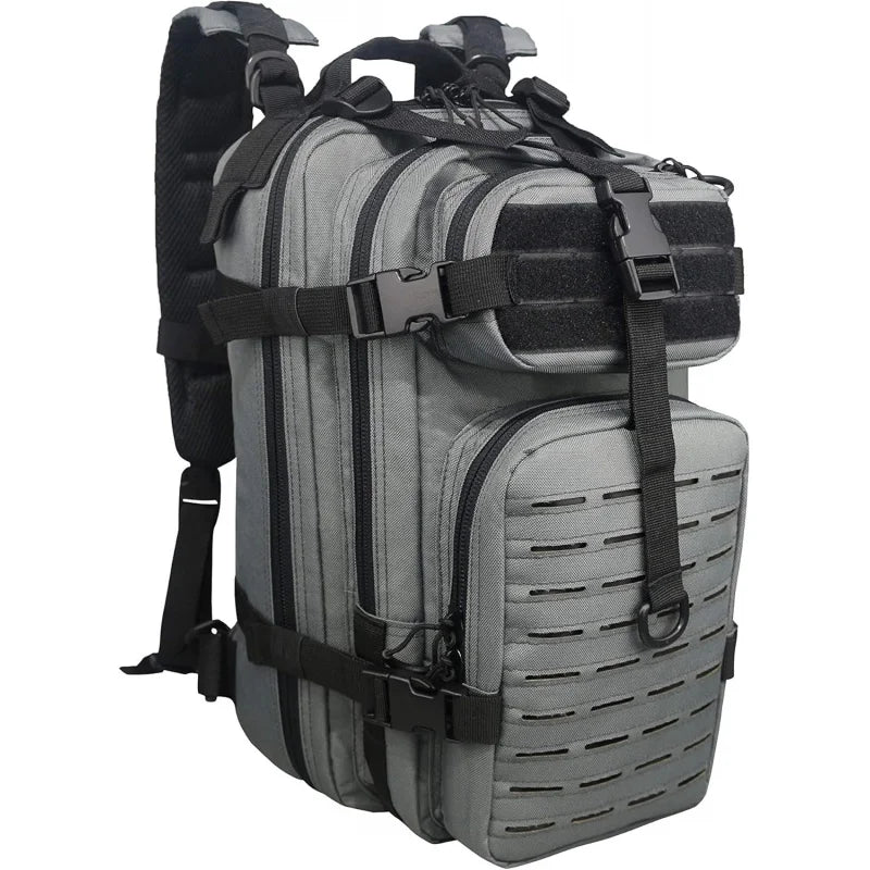 X Stocked EMS/EMT Trauma & Bleeding First Aid Responder Medical Backpack Kit (Grey)