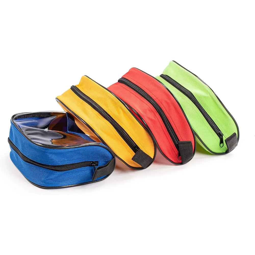 Fully-Stocked First Responder Professional Advanced EMT EMS Trauma Kit Reflective Bag w 10 Plus Compartments