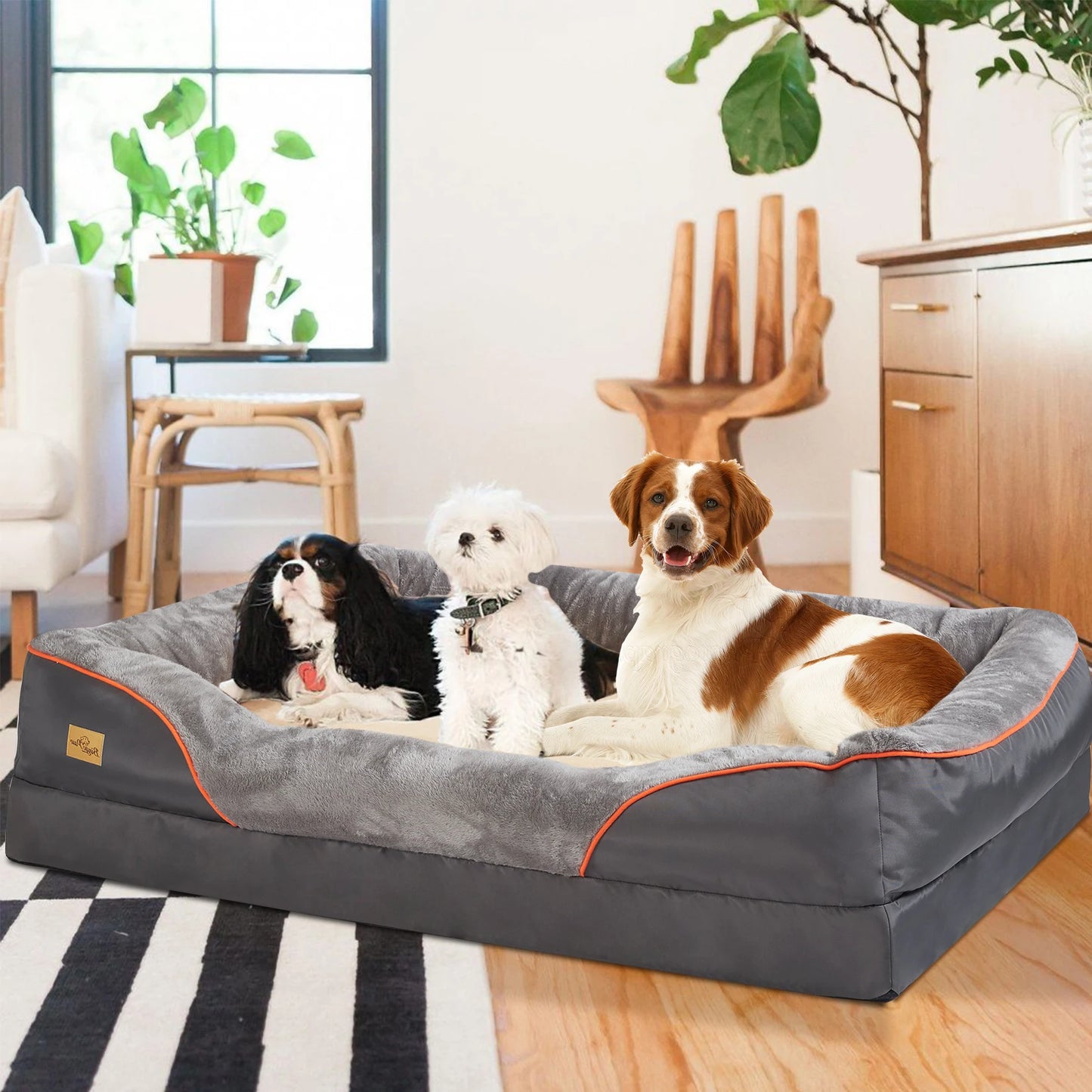 L XL 2XL 3XL Dog Bed Super Soft Orthopedic Foam Pet Bed