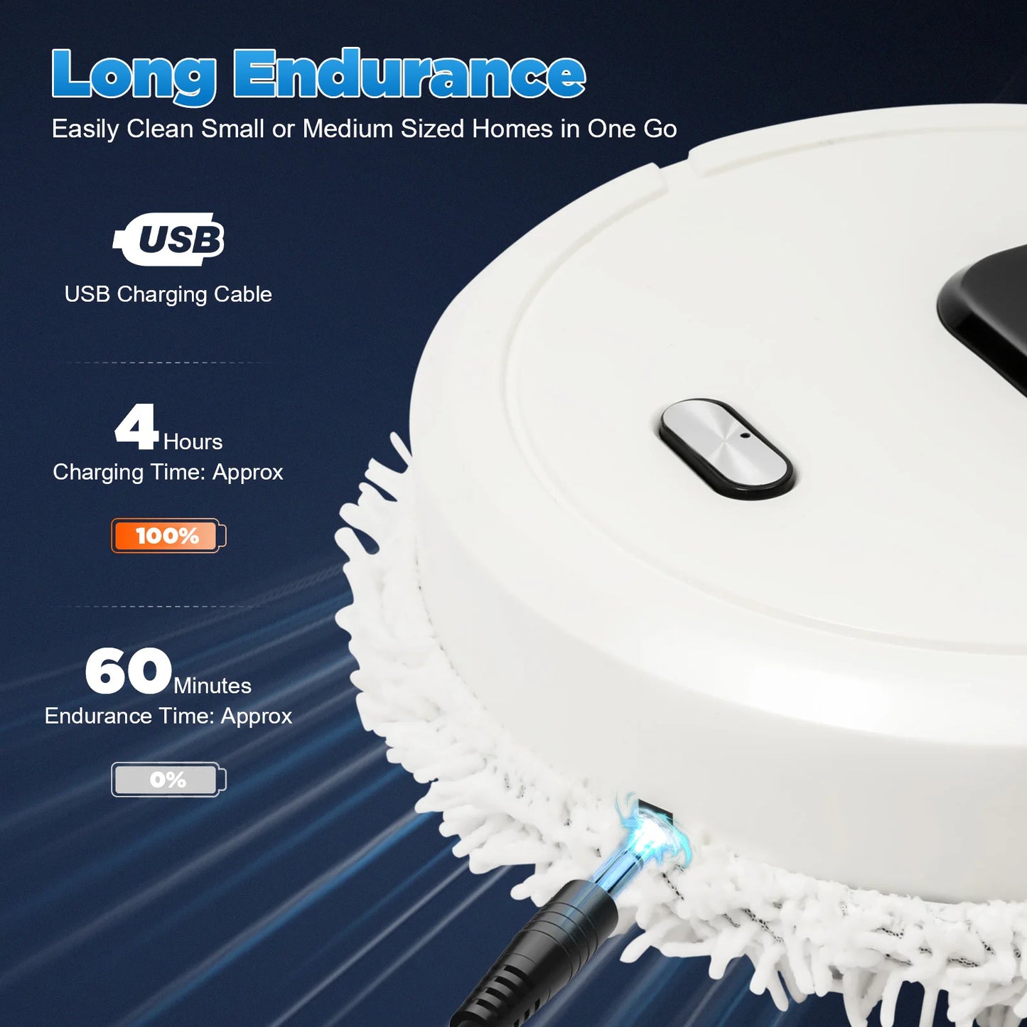 Robot Vacuum Cleaner Mopping Machine Robot Sweeper Wet Dry