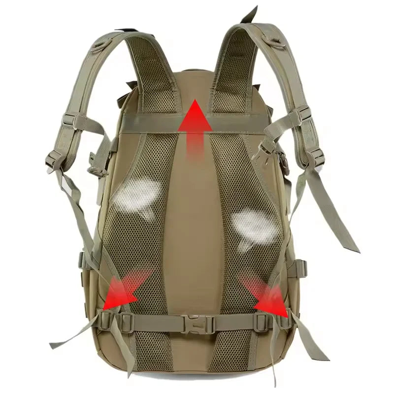 40L Camping Backpack Men's Bag Tactical Molle Rucksack Outdoor