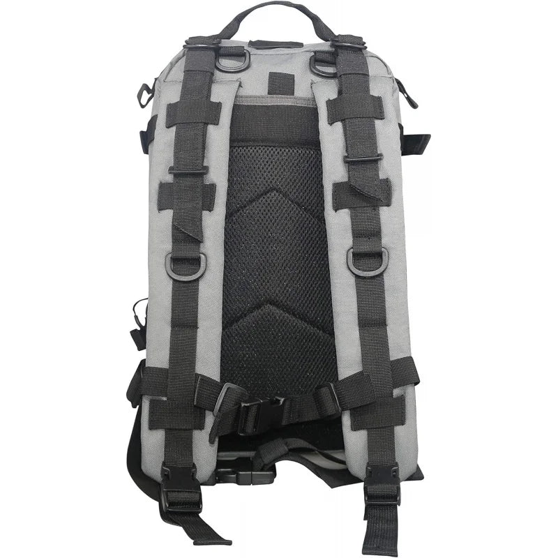 X Stocked EMS/EMT Trauma & Bleeding First Aid Responder Medical Backpack Kit (Grey)