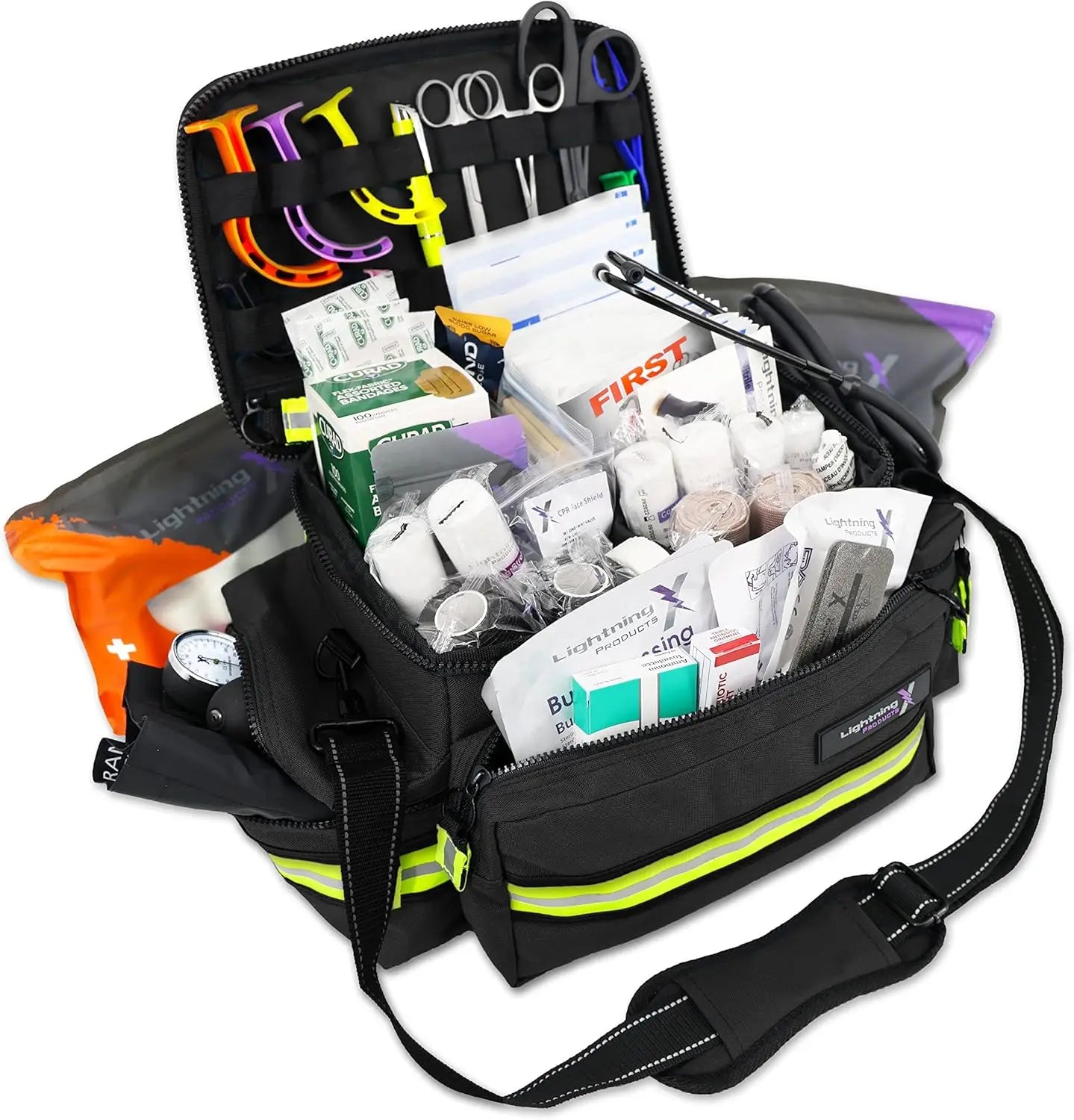 Mid-Sized First Responder EMT Bag LXMB25 Fully Stocked Supplies