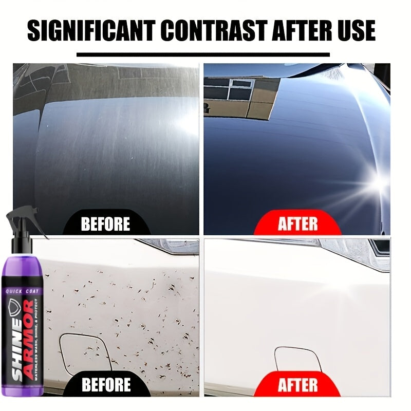 3-in-1 High Gloss Quick Dry Ceramic Car Paint Spray 3.38 F