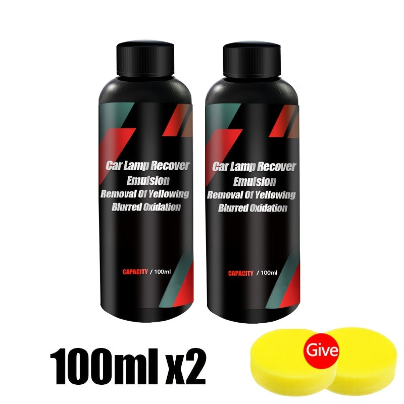 Car Headlight Restoration Polishing Kits Headlamp Repair Kits Car Light Polisher Cleaning Paste Car Paint Care Refurbish Agent