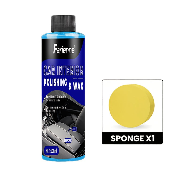 Anti-Oxidation Plastic And Leather Restoration Cream, Car Interior Repair Kit