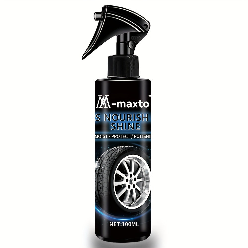 Am-Maxto Car Tire Shine: Moisture Protection, Polishing, And Glossy Finish for Tires -
