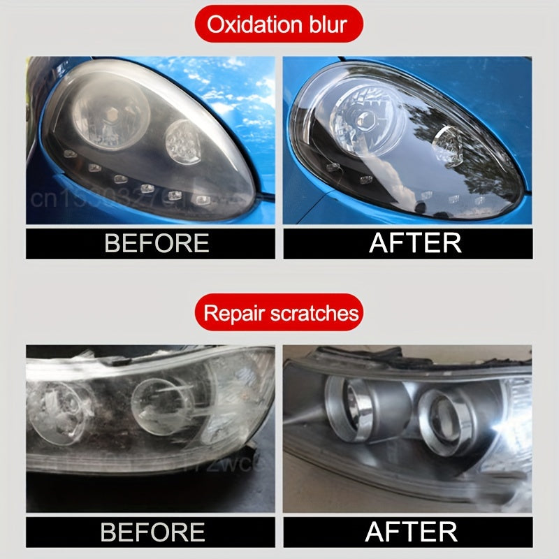 Auto Headlight Restoration Kit Car Headlights Tail Lights Fog And Directional Lights Oxidation Yellowing Scratches Blurring Polishing Remover Kits
